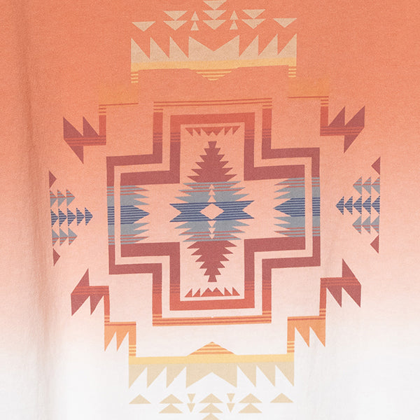 ペンドルトン ウィメンズ ショートスリーブ ジャージーグラデーションダイ MW バックプリントTシャツ