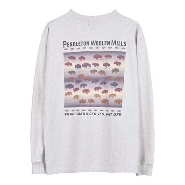 ペンドルトン メンズ バックプリント ロングスリーブ Tシャツの画像