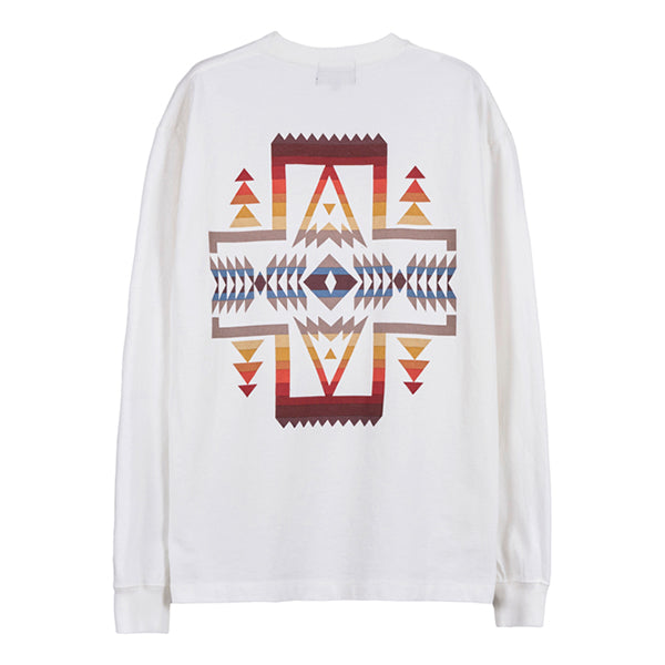 ペンドルトン メンズ バックプリント ロングスリーブ Tシャツ