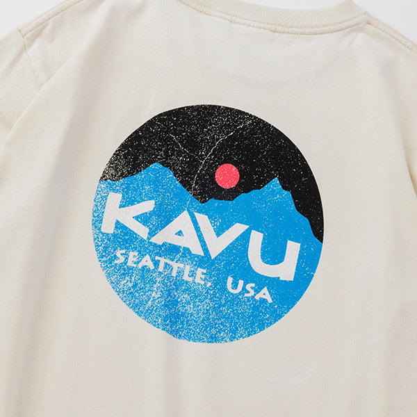 カブー メンズ マウンテンロゴ Tシャツ