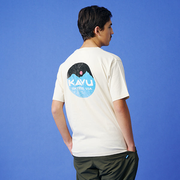 カブー メンズ マウンテンロゴ Tシャツ