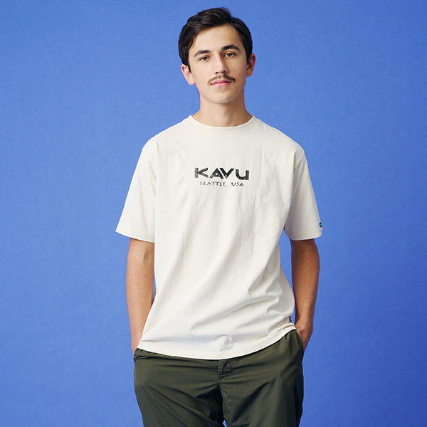 カブー メンズ マウンテンロゴ Tシャツ