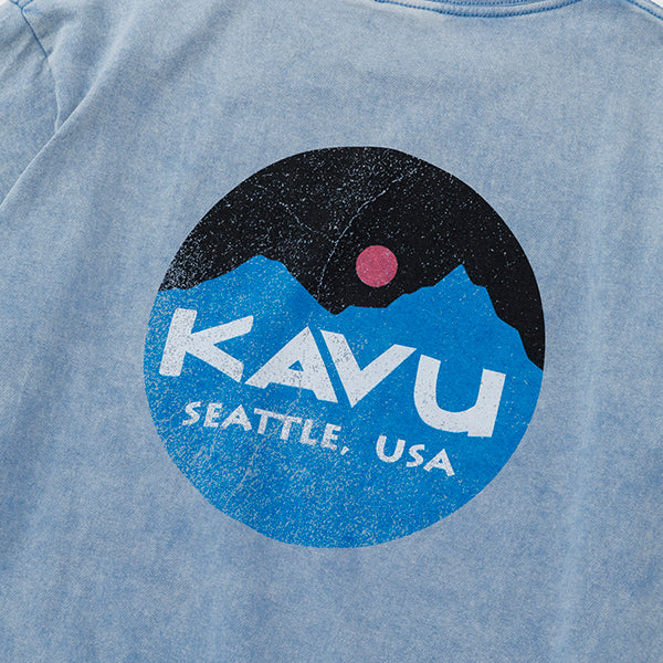 カブー メンズ マウンテンロゴ Tシャツ