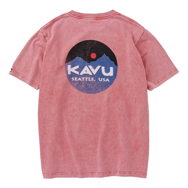 カブー メンズ マウンテンロゴ Tシャツ