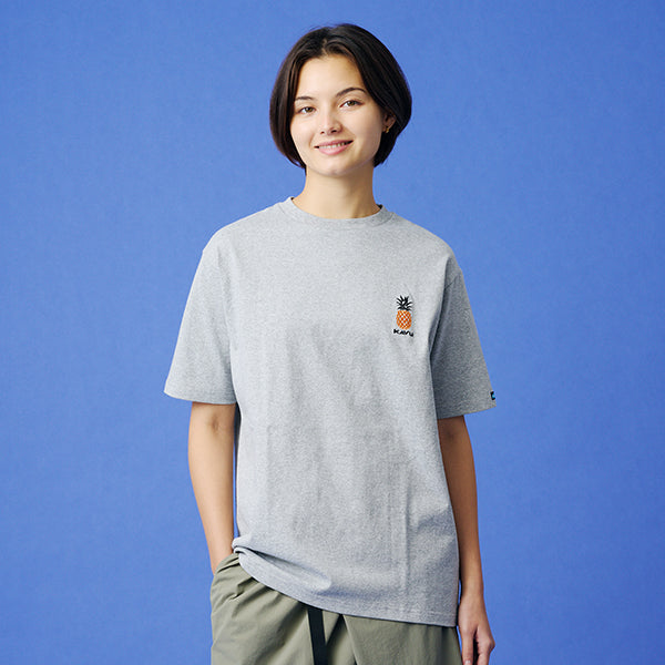 カブー メンズ ワンポイント パイナップル Tシャツ
