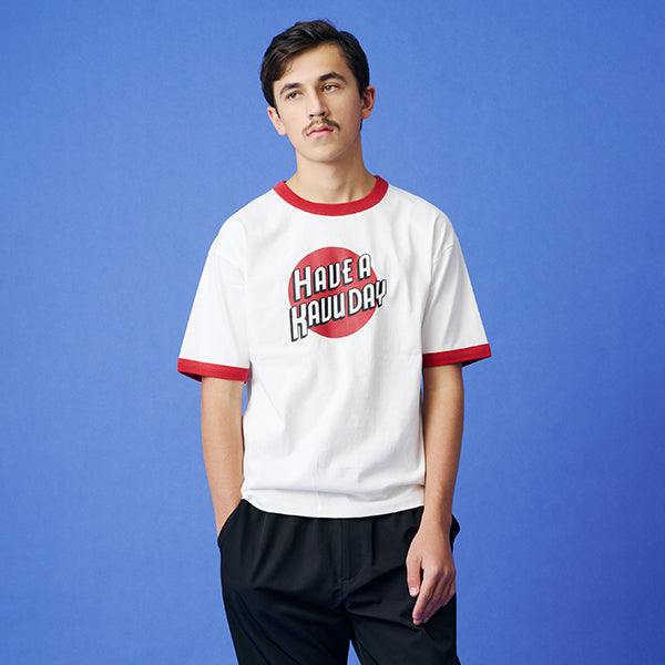 カブー メンズ ハブ リンガー Tシャツ