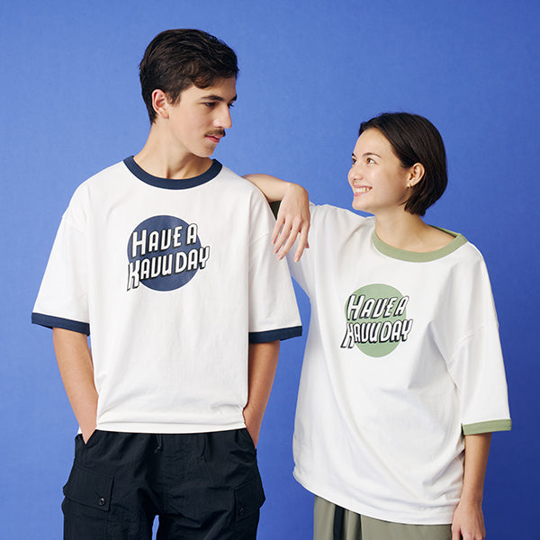 カブー メンズ ハブ リンガー Tシャツ