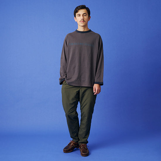カブー メンズ フレーズ ロングスリーブ リンガー Tシャツ ファン