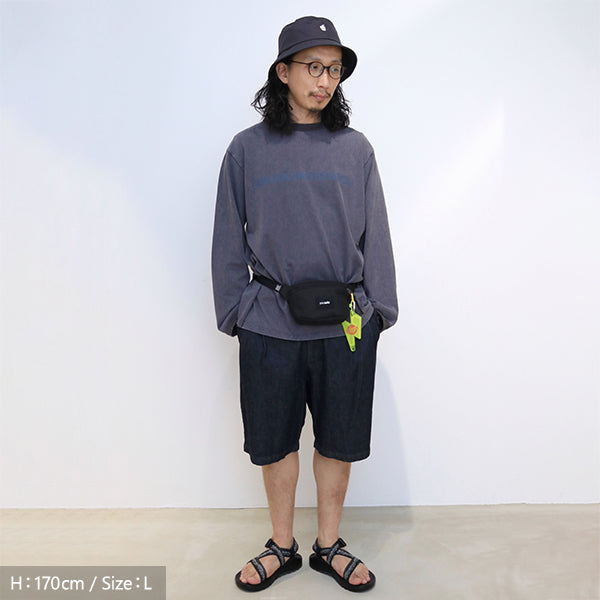 カブー メンズ フレーズ ロングスリーブ リンガー Tシャツ ファン