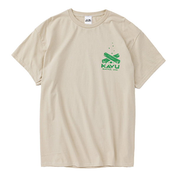 カブー メンズ スタンプ フロッグ Tシャツ