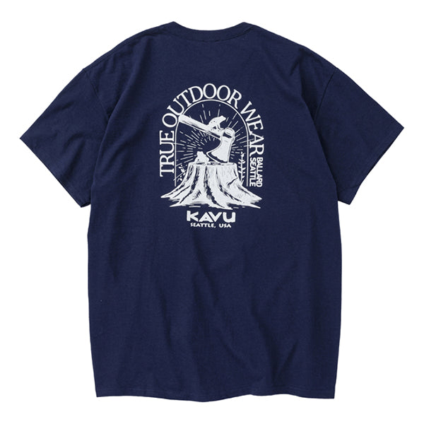 カブー メンズ スタンプ フロッグ Tシャツ