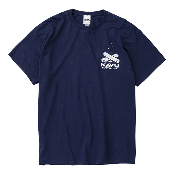 カブー メンズ スタンプ フロッグ Tシャツ