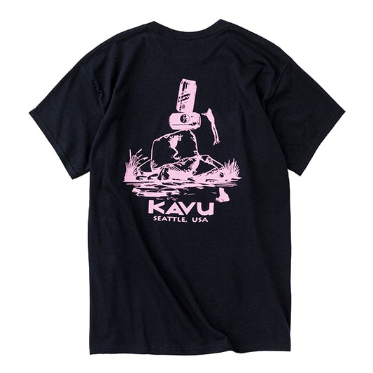 カブー メンズ ドリンクフロッグ Tシャツ