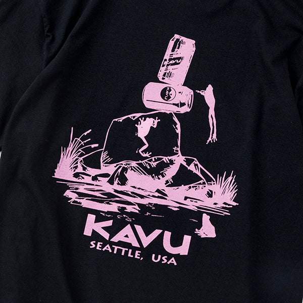 カブー メンズ ドリンクフロッグ Tシャツ