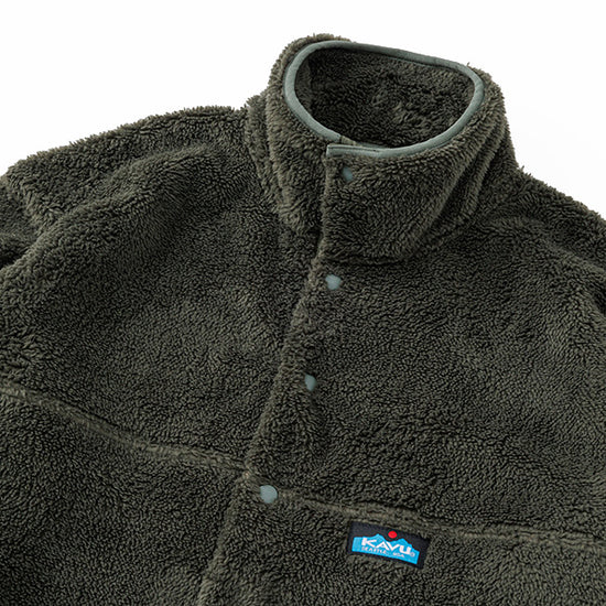 カブー メンズ シャギー スタンドカラー ジャケット