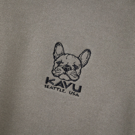 カブー メンズ ワンポイント スウェット ドッグ