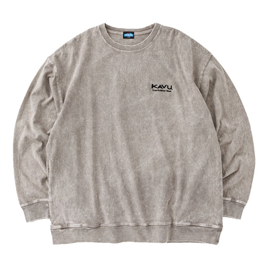 カブー メンズ ケミカルウォッシュ ロングスリーブ Tシャツ