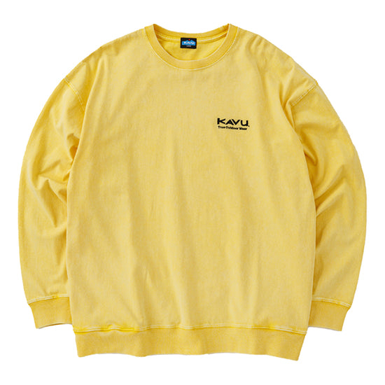 カブー メンズ ケミカルウォッシュ ロングスリーブ Tシャツ