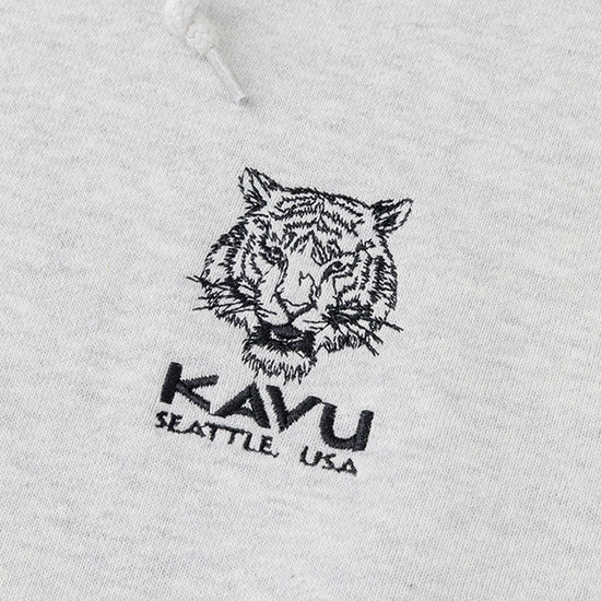 カブー メンズ ワンポイント パーカ タイガー