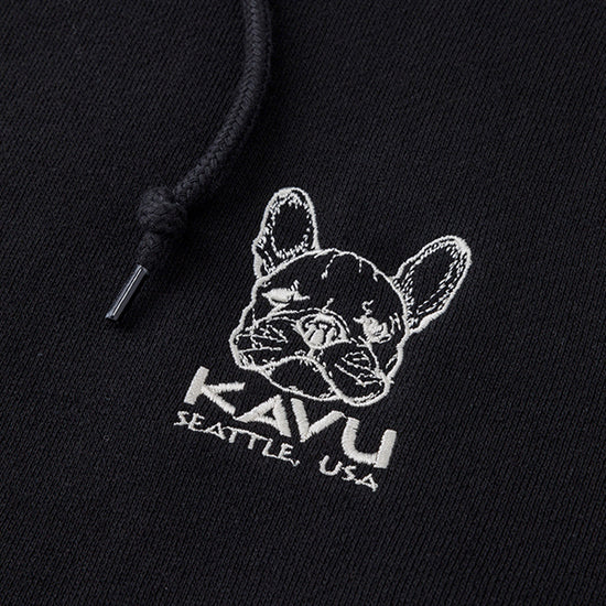 カブー メンズ ワンポイント パーカ ドッグ