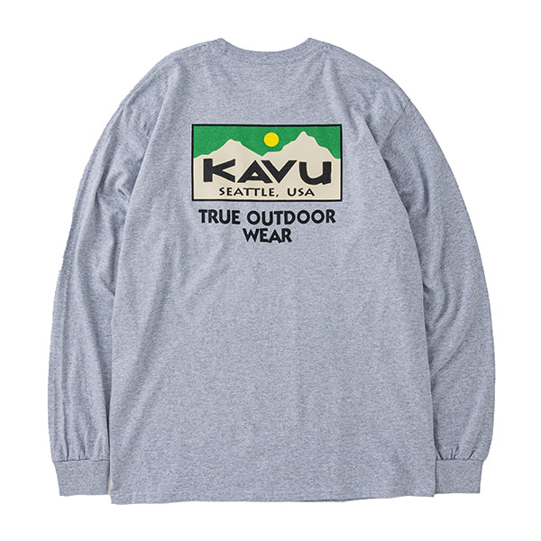 カブー メンズ ポケット 4C ロングスリーブ Tシャツ