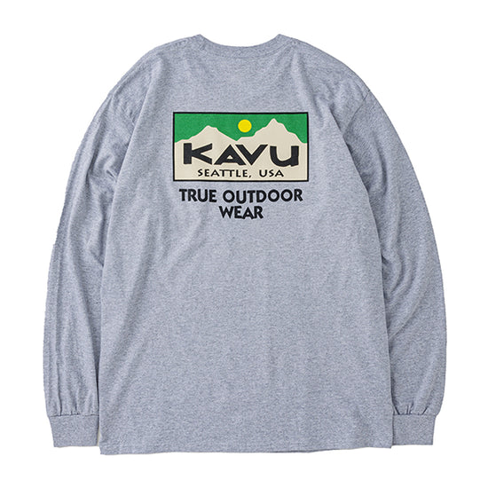 カブー メンズ ポケット 4C ロングスリーブ Tシャツ