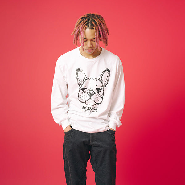 カブー メンズ 22 ドッグ ロングスリーブ Tシャツ