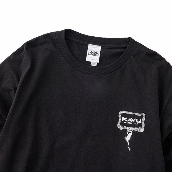 カブー メンズ ハンギングフロッグ ロングスリーブ Tシャツ