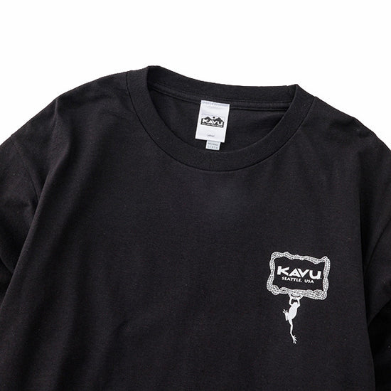 カブー メンズ ハンギングフロッグ ロングスリーブ Tシャツ