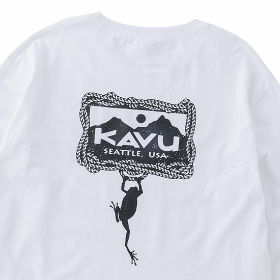 カブー メンズ ハンギングフロッグ ロングスリーブ Tシャツ
