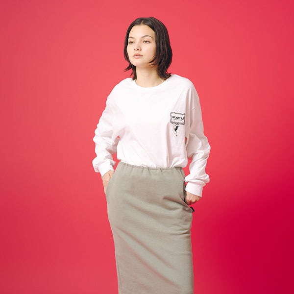 カブー メンズ ハンギングフロッグ ロングスリーブ Tシャツ