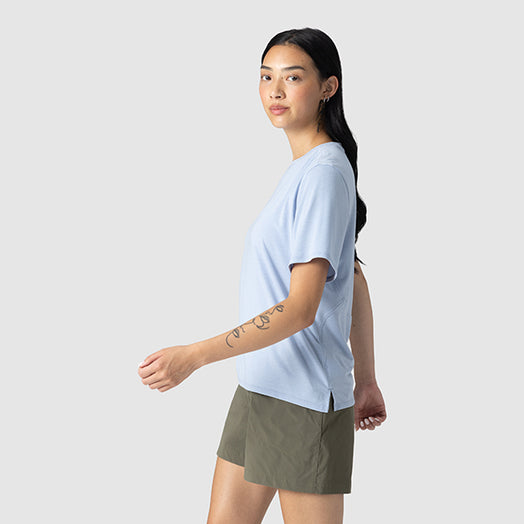 アウトドアリサーチ ウィメンズ エクリプス サン Tシャツ フィヨルド