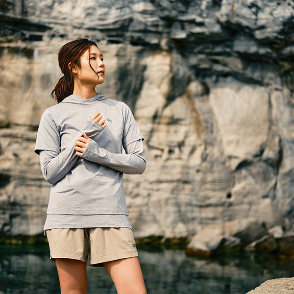 アウトドアリサーチ ウィメンズ アクティブアイス スペクトラム サン Tシャツ