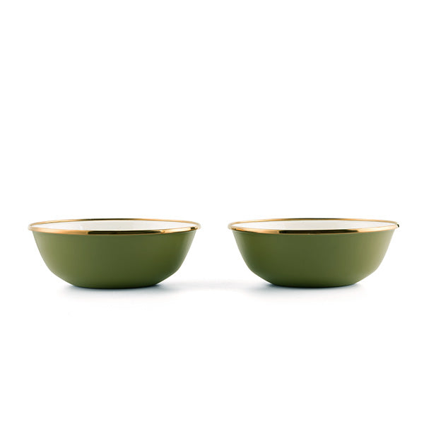 ベアボーンズエナメル 2トーン ボウル 2個セット
