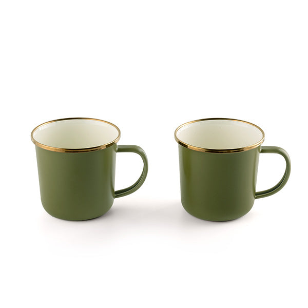 ベアボーンズエナメル 2トーン カップ 2個セット