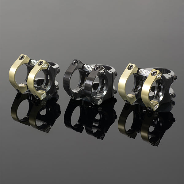レンサル エイペックス 35 V2 ステム ブラック×アルゴールド