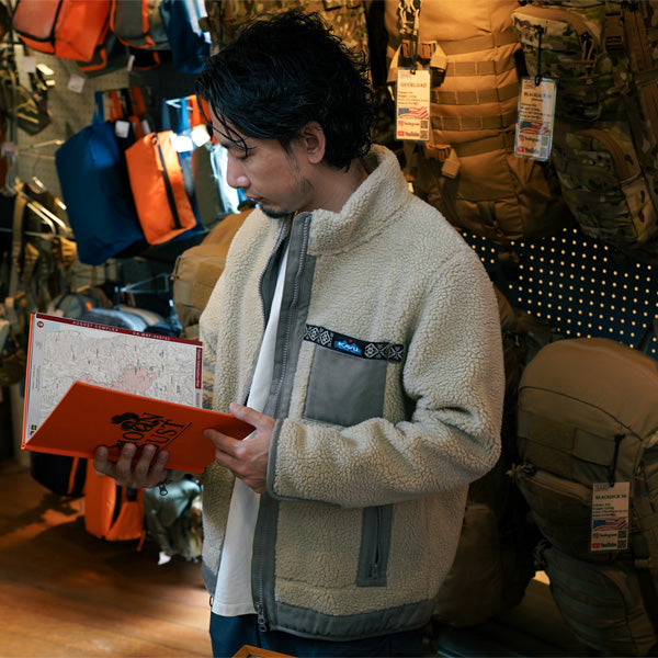 カブー メンズ ボアジャケット  A&F直営店限定カラー