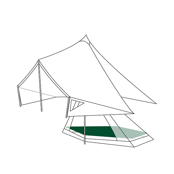 サバティカル フロアマット モーニンググローリーインナーテント用の画像